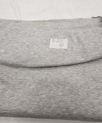 Şardonlu Penye İki İplik Parça Kumaş| Gri 10