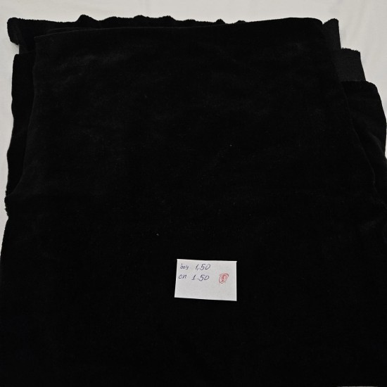 Siyah 3 İplik Parça Kumaş