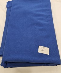 Mavi Penye Pamuklu Parça Üç İplik Kumaş | 1