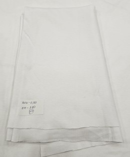 Beyaz İnterlok Parça Kumaş | 107