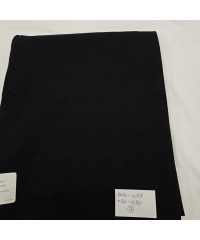 Penye Kaşkorse Parça Kumaş | Siyah 26