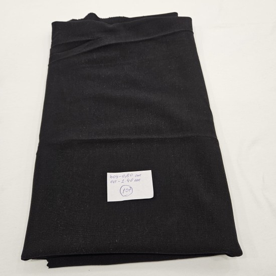 Siyah Penye Parça Kumaş | 107