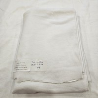 Penye Ribana Parça Kumaş | Beyaz | 9-9