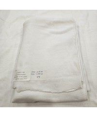 Penye Ribana Parça Kumaş | Beyaz | 9-9