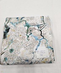 Baskılı Penye İki İplik Parça Kumaş | 90x180 cm | 9-41