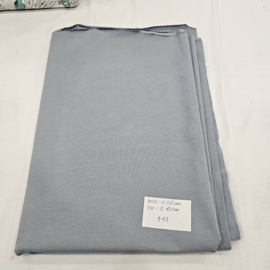 Penye %100 Pamuklu Parça Süprem Kumaş | 65x180 cm | 9-53