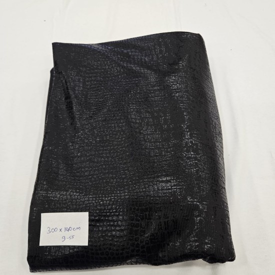 Polyester Siyah Parça Kumaş | 300x140 cm | 9-55