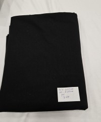 Siyah Pes Parça Kumaş | 100x160 cm | 9-65