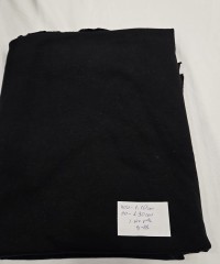 %100 Pamuk Siyah Parça Kumaş | 110x190 cm | 9-68