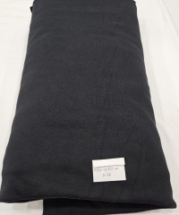 Siyah Örme Parça Kumaş | Penye Kalite Kumaş