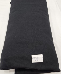 Siyah Örme Parça Kumaş | Penye Kalite Kumaş