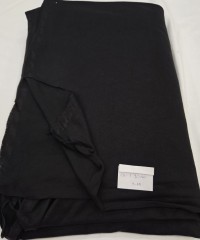 Süprem Parça Kumaş | Siyah %100 Pamuklu 