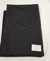 Siyah Double Face Interlok Parça Kumaş 9-75