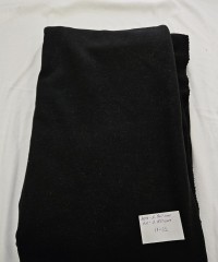 Siyah 3 İplik Parça Kumaş | 120X180 cm