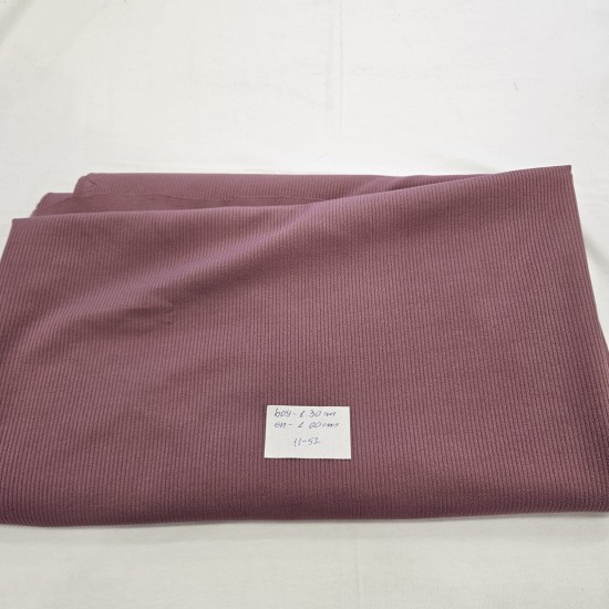 Fitilli İnterlok Kumaş | Taytlık ve Mayoluk | Rose 11-52