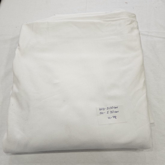 Lakost Parça Kumaş 300x190 cm | Beyaz