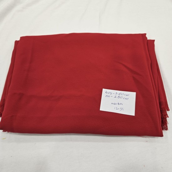 Kırmızı Polyester Kumaş | 380x150 cm | 12-31