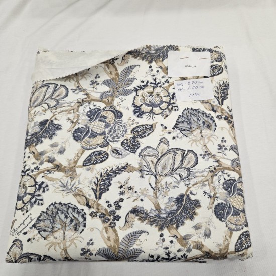 Baskılı %100 Pamuk İnterlok Parça Kumaş | 220x160 cm | 12-34