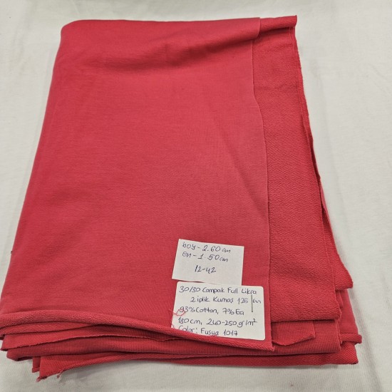 Penye İki İplik Parça Kumaş | 260x150 cm | 12-42