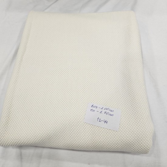 Krem Petek Parça Kumaş | 100x170 cm | 12-44