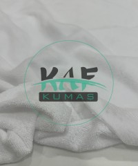 Pamuklu Triga Havlu Kumaş|Beyaz