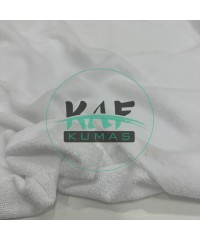 Pamuklu Triga Havlu Kumaş | Beyaz