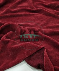 Bambulu Havlu Kumaş | Bordo Bambulu Havlu Kumaş | Bordo