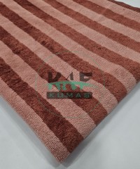 Bambulu Havlu Kumaş | Bordo Çizgili Bambulu Havlu Kumaş | Bordo Çizgili