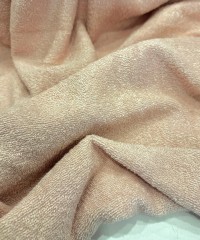 Pamuklu Havlu Kumaş | Somon Pembe