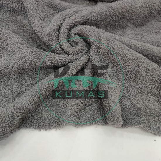Pamuklu Havlu Kumaş | Koyu Gri Pamuklu Havlu Kumaş | Koyu Gri
