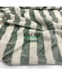 Bambulu Havlu Kumaş | Yeşil Çizgili 