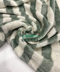 Bambulu Havlu Kumaş | Yeşil Çizgili 