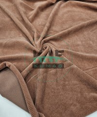 Fitilli Kadife Kumaş | Somon Fitilli Kadife Kumaş | Somon