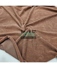 Fitilli Kadife Kumaş | Somon Fitilli Kadife Kumaş | Somon