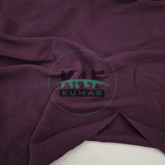 Ottoman İnterlok Kumaş | Mürdüm