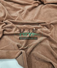 Fitilli Kadife Kumaş | Somon