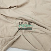 Penye %95 Pamuk %5 Elastan Şardonlu İki İplik Kumaş | Bej