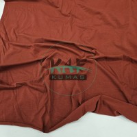 Penye Süprem Kumaş | %95 Pamuk %5 Elastan | Kiremit