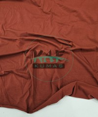 Penye Süprem Kumaş | %95 Pamuk %5 Elastan | Kiremit