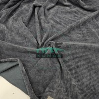 Fitilli Kadife Kumaş | Gri