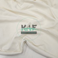 Penye %95 Pamuk %5 Elastan Şardonlu İki İplik Kumaş | Krem