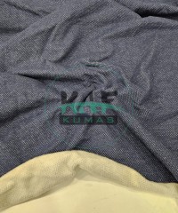 3 İplik Şardonlu Kumaş | Jakarlı Lacivert