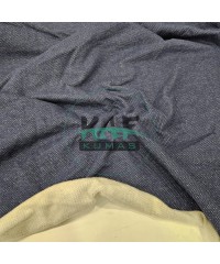 3 İplik Şardonlu Kumaş | Jakarlı Lacivert