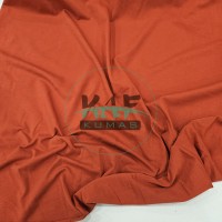 Penye Süprem Kumaş | %95 Pamuk %5 Elastan | Açık Kiremit