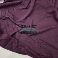 Penye %95 Pamuk %5 Elastan Şardonlu İki İplik Kumaş | Mürdüm