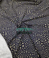 Baskılı Pamuk Penye Süprem Kumaş | Leopar