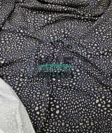 Baskılı Pamuk Penye Süprem Kumaş | Leopar