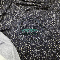 Baskılı Pamuk Penye Süprem Kumaş | Leopar