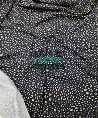 Baskılı Pamuk Penye Süprem Kumaş | Leopar