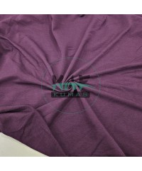 Penye %95 Pamuk %5 Elastan İki İplik Kumaş | Mürdüm